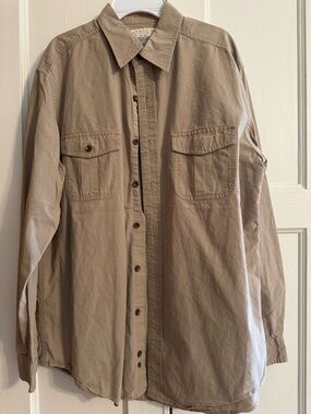 G.H. Bass & Co. Tan Utility Button-Up Shirt